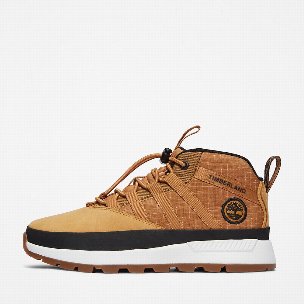 Dětské Oxford Boty Timberland Euro Trekker Super Světle Hnědé | TI05273-701