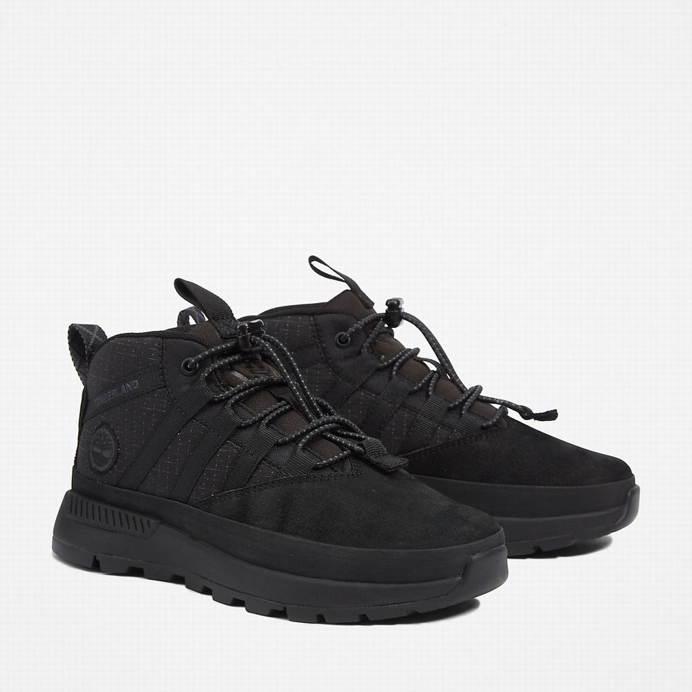 Dětské Oxford Boty Timberland Euro Trekker Super Černé | TI91542-679