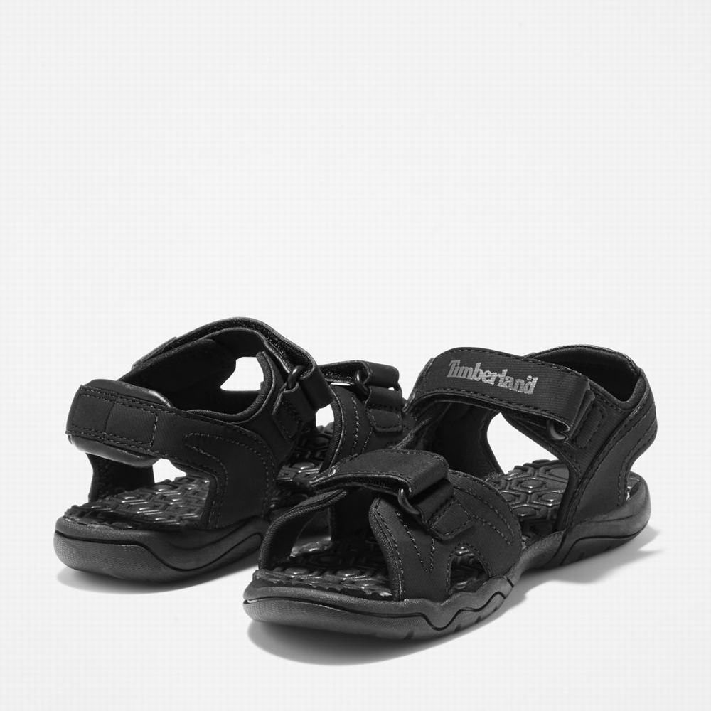 Dětské Sandály Timberland Adventure Seeker 2-Páskové Černé | TI64517-351