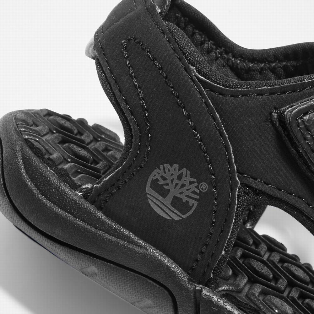 Dětské Sandály Timberland Adventure Seeker 2-Páskové Černé | TI64517-351