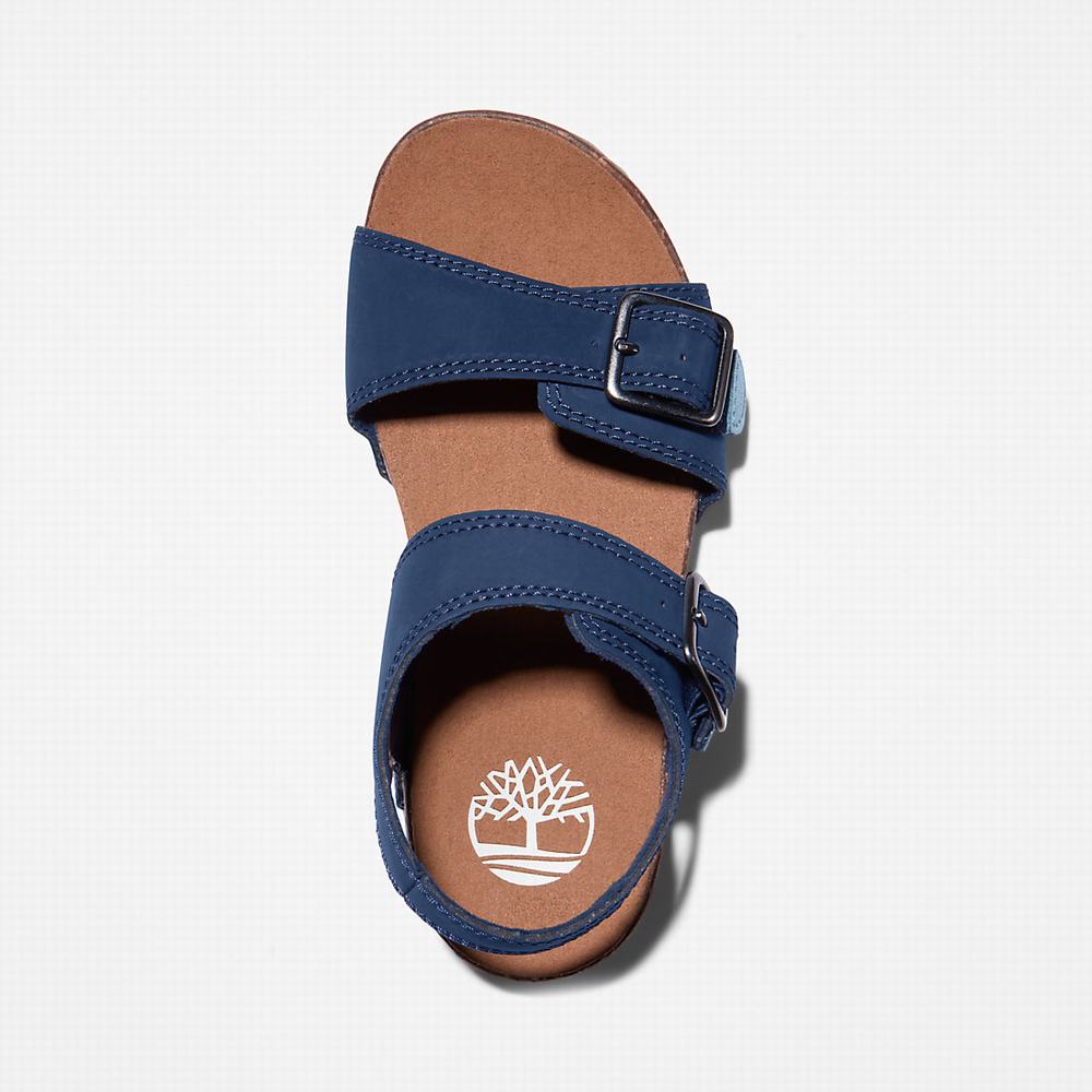 Dětské Sandály Timberland Castle Island Backstrap Tmavě Blankyt | TI87521-368
