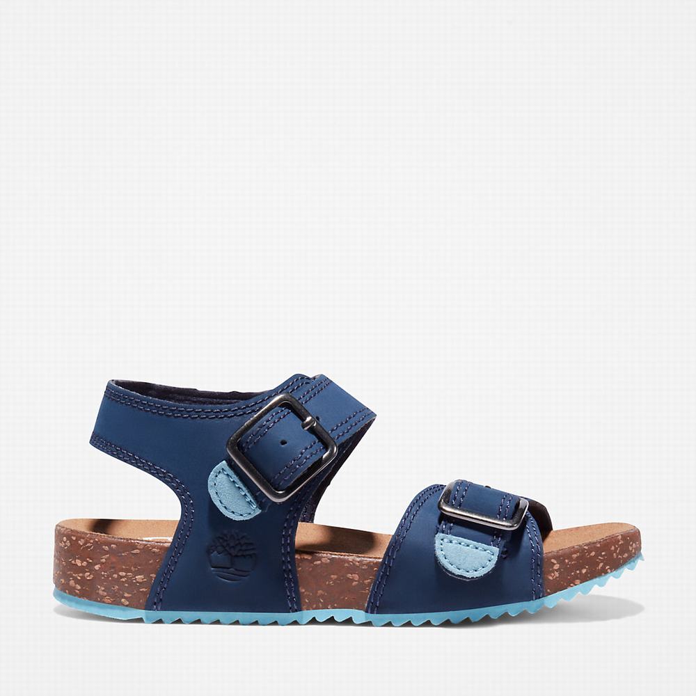 Dětské Sandály Timberland Castle Island Backstrap Tmavě Blankyt | TI87521-368