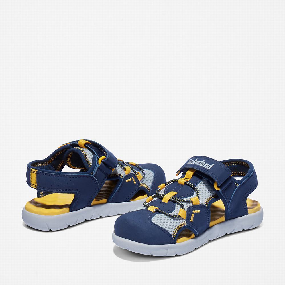 Dětské Sandály Timberland Perkins Row Fisherman Tmavě Blankyt | TI37412-482