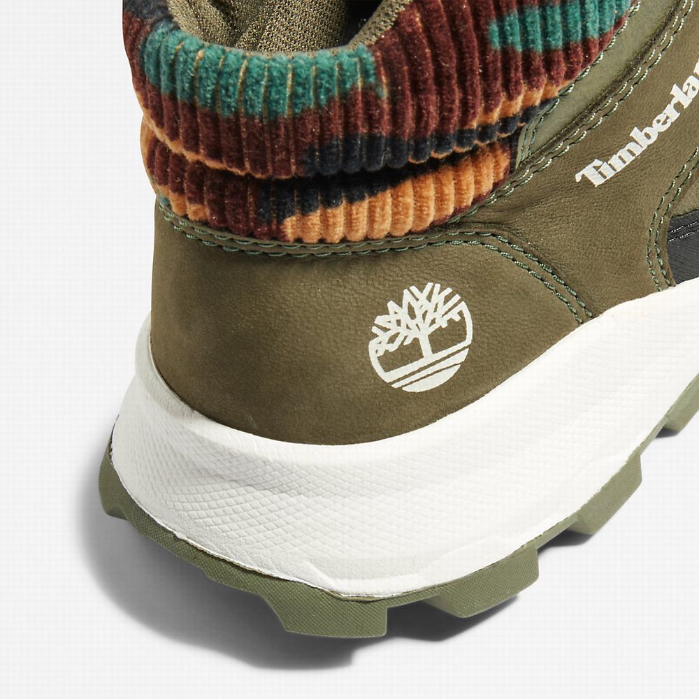 Dětské Tenisky Timberland Brooklyn High Top Tmavě Zelene | TI59083-594