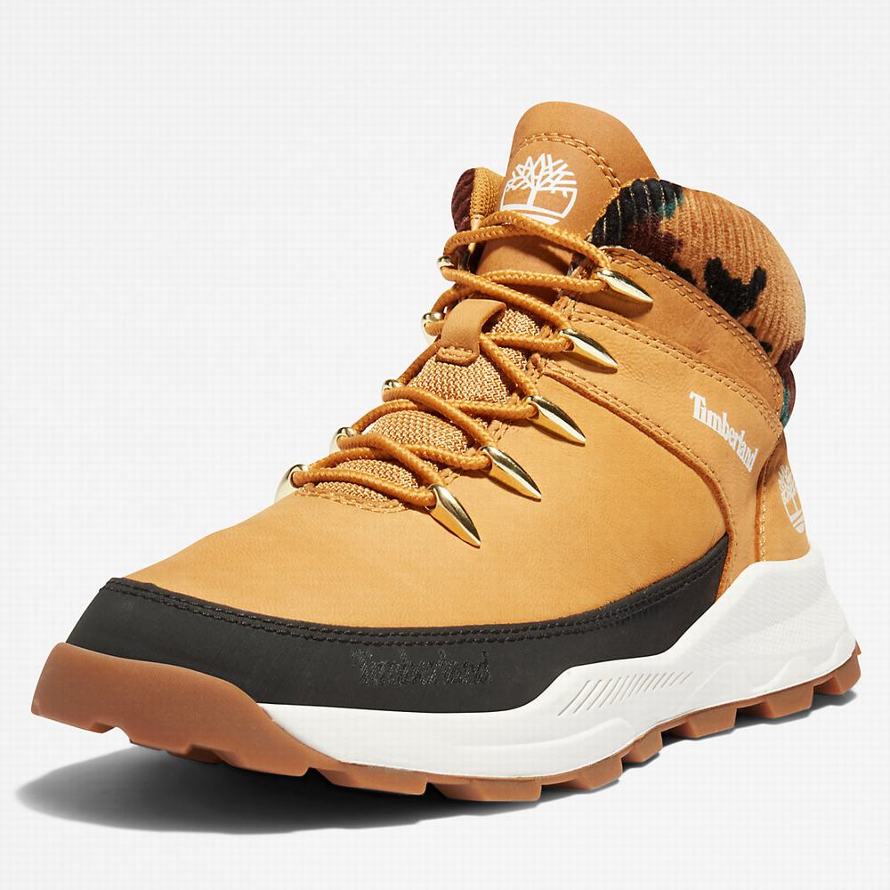 Dětské Tenisky Timberland Brooklyn High Top Žluté | TI62849-473
