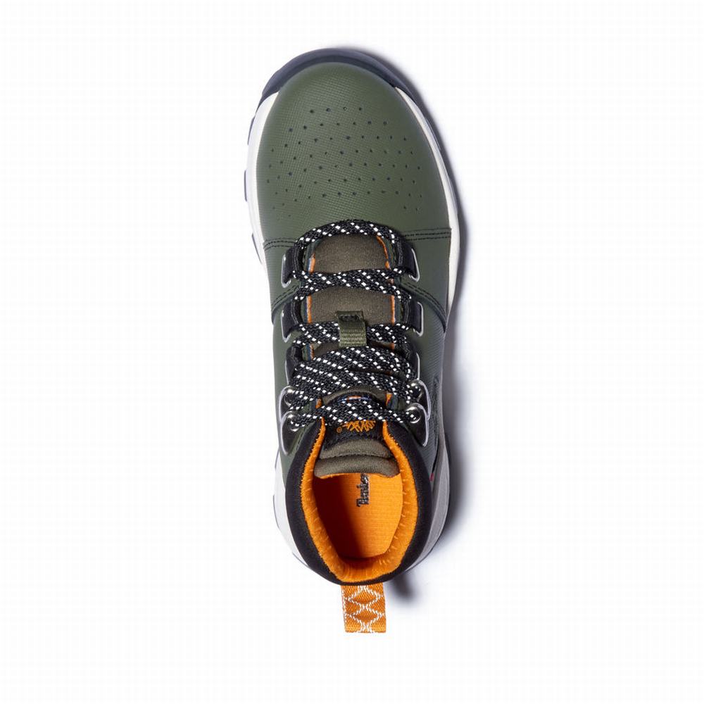 Dětské Tenisky Timberland Brooklyn Lace-Up Zelene | TI17265-572