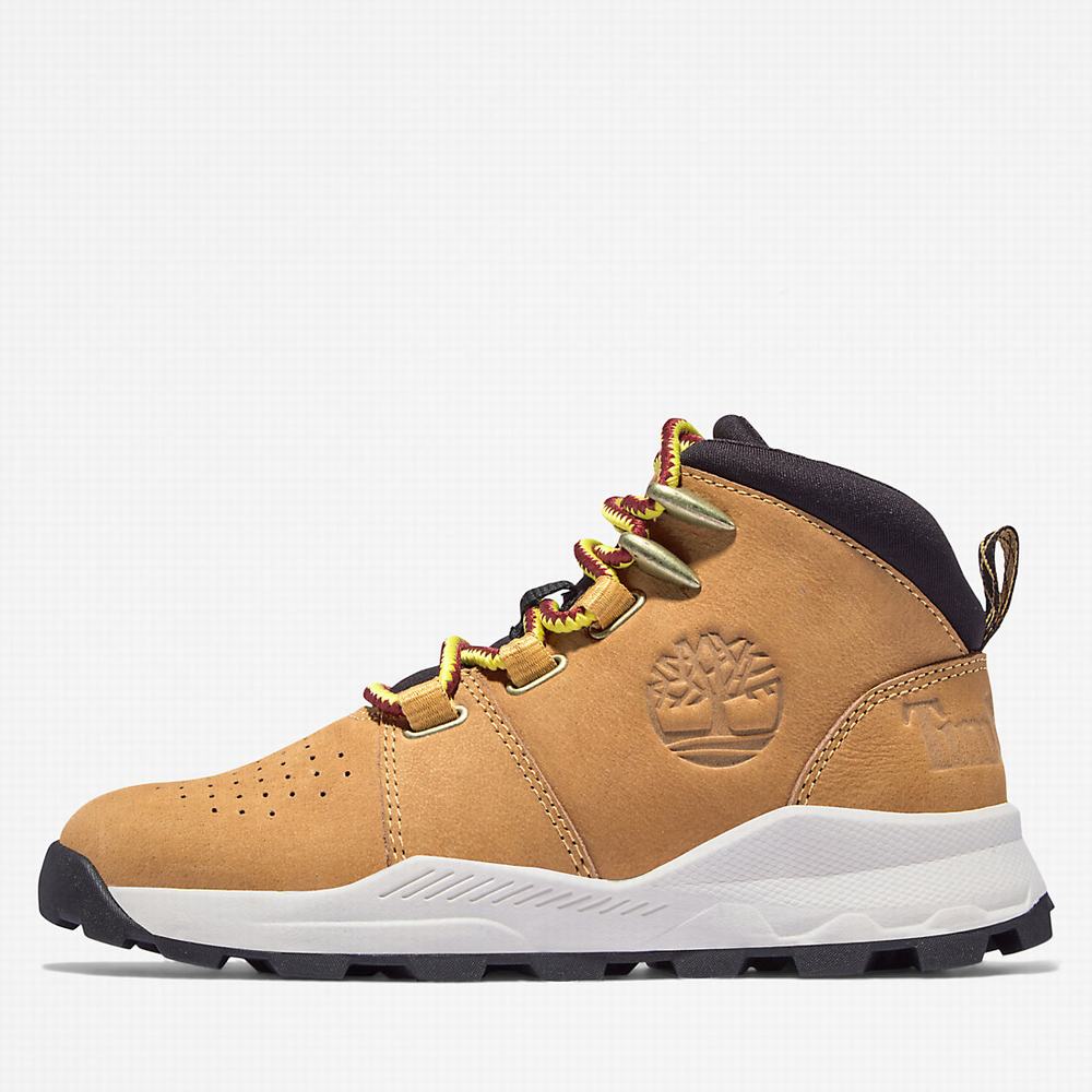 Dětské Tenisky Timberland Brooklyn Lace-Up Světle Hnědé | TI85406-139