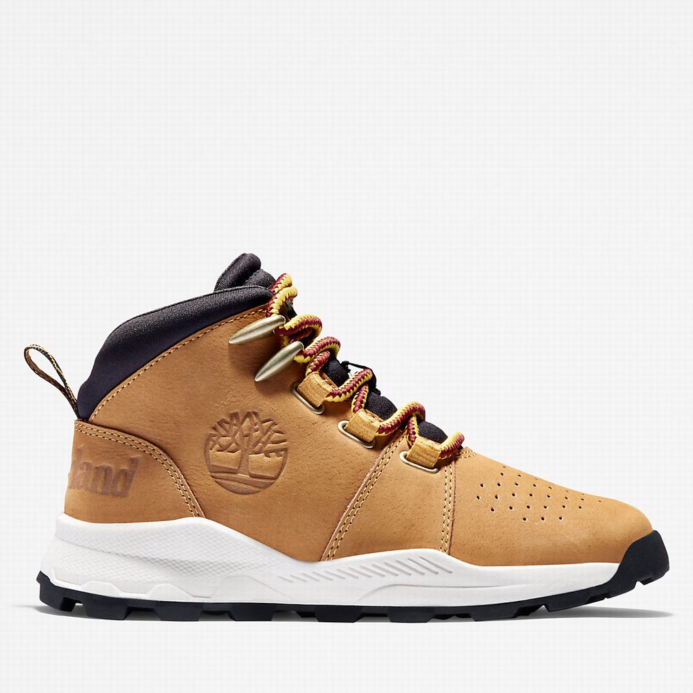 Dětské Tenisky Timberland Brooklyn Lace-Up Světle Hnědé | TI85406-139