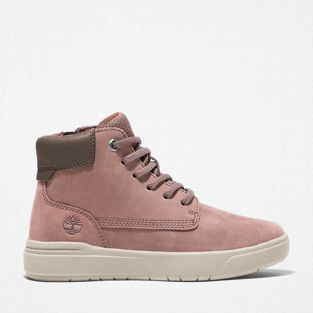 Dětské Tenisky Timberland Seneca Bay High-top Světle Růžové | TI30169-432