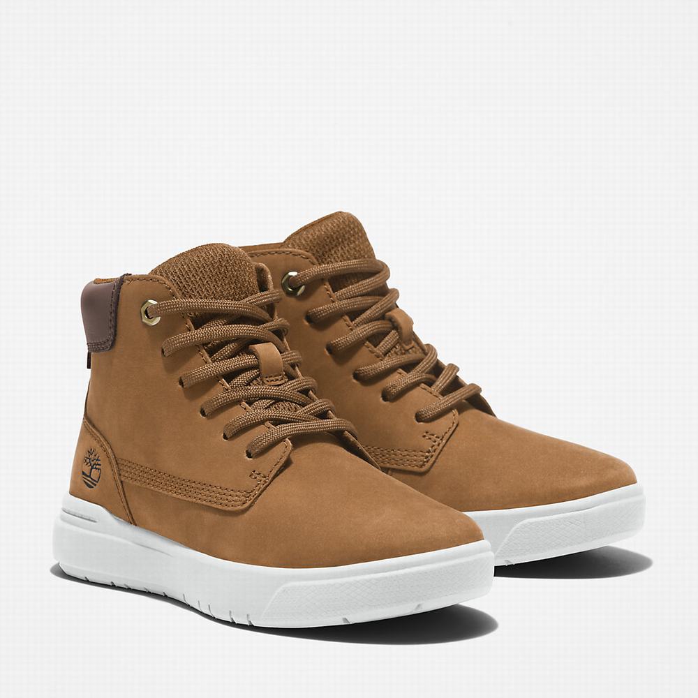 Dětské Tenisky Timberland Seneca Bay High-top Světle Hnědé | TI41270-103