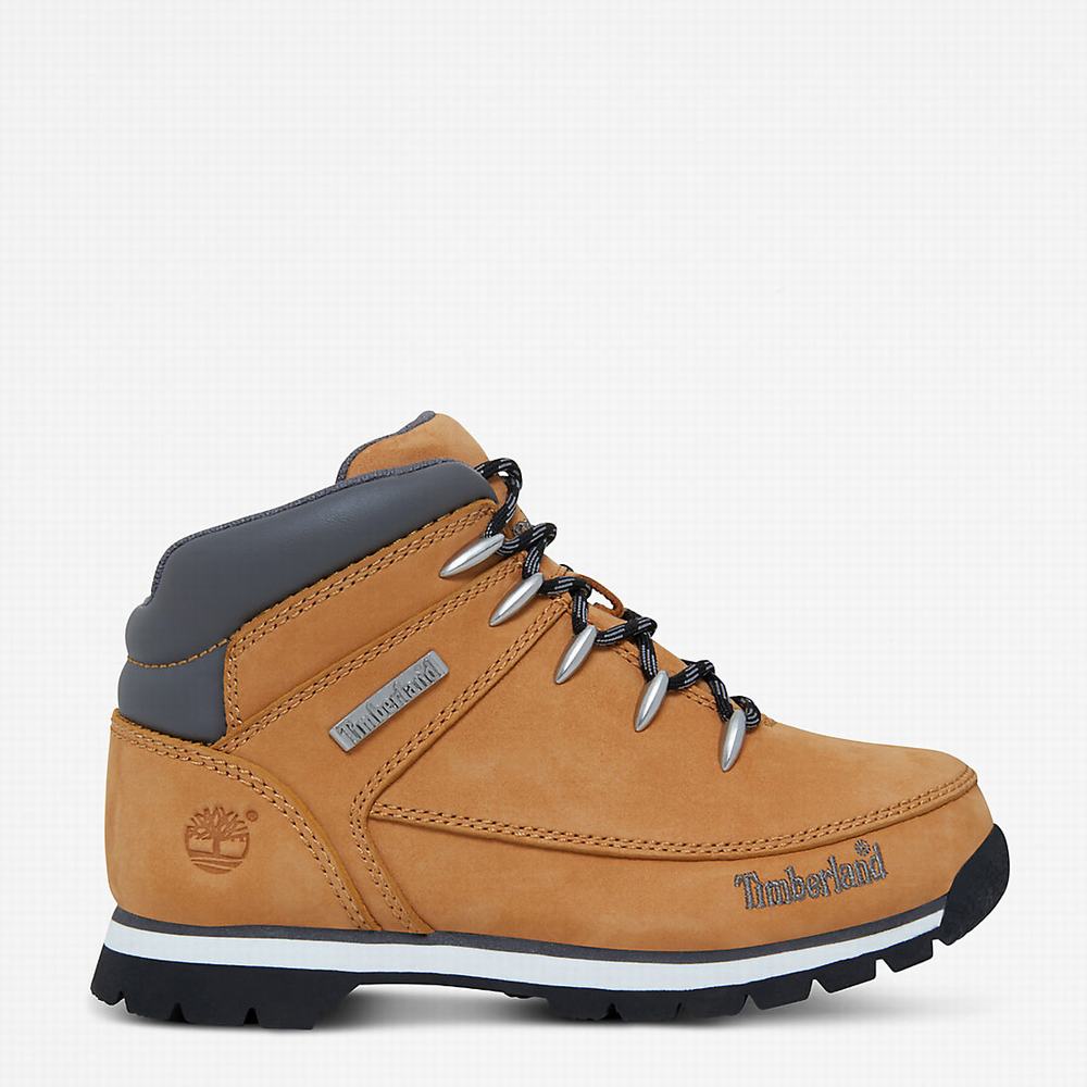 Dětské Trekové Boty Timberland Euro Sprint Mid Hiker Žluté | TI02153-354