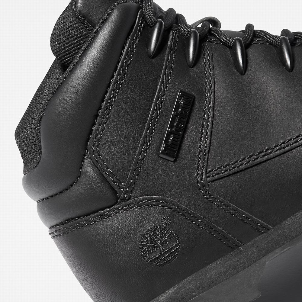 Dětské Trekové Boty Timberland Euro Sprint Mid Hiker Černé | TI04316-593