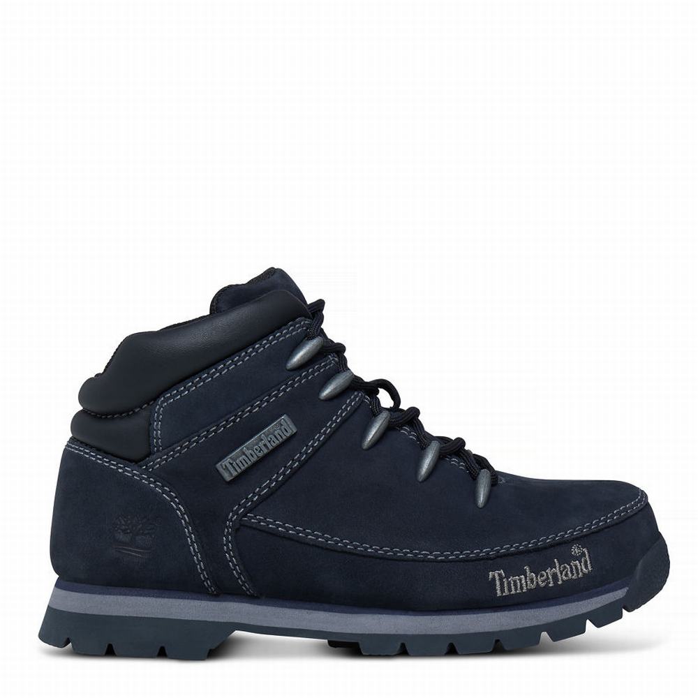 Dětské Trekové Boty Timberland Euro Sprint Hiker Tmavě Blankyt | TI07389-123