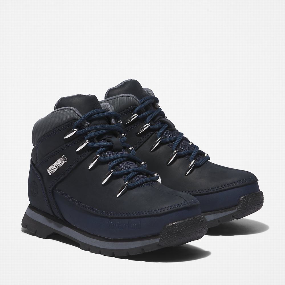 Dětské Trekové Boty Timberland Euro Sprint Tmavě Blankyt | TI18729-659