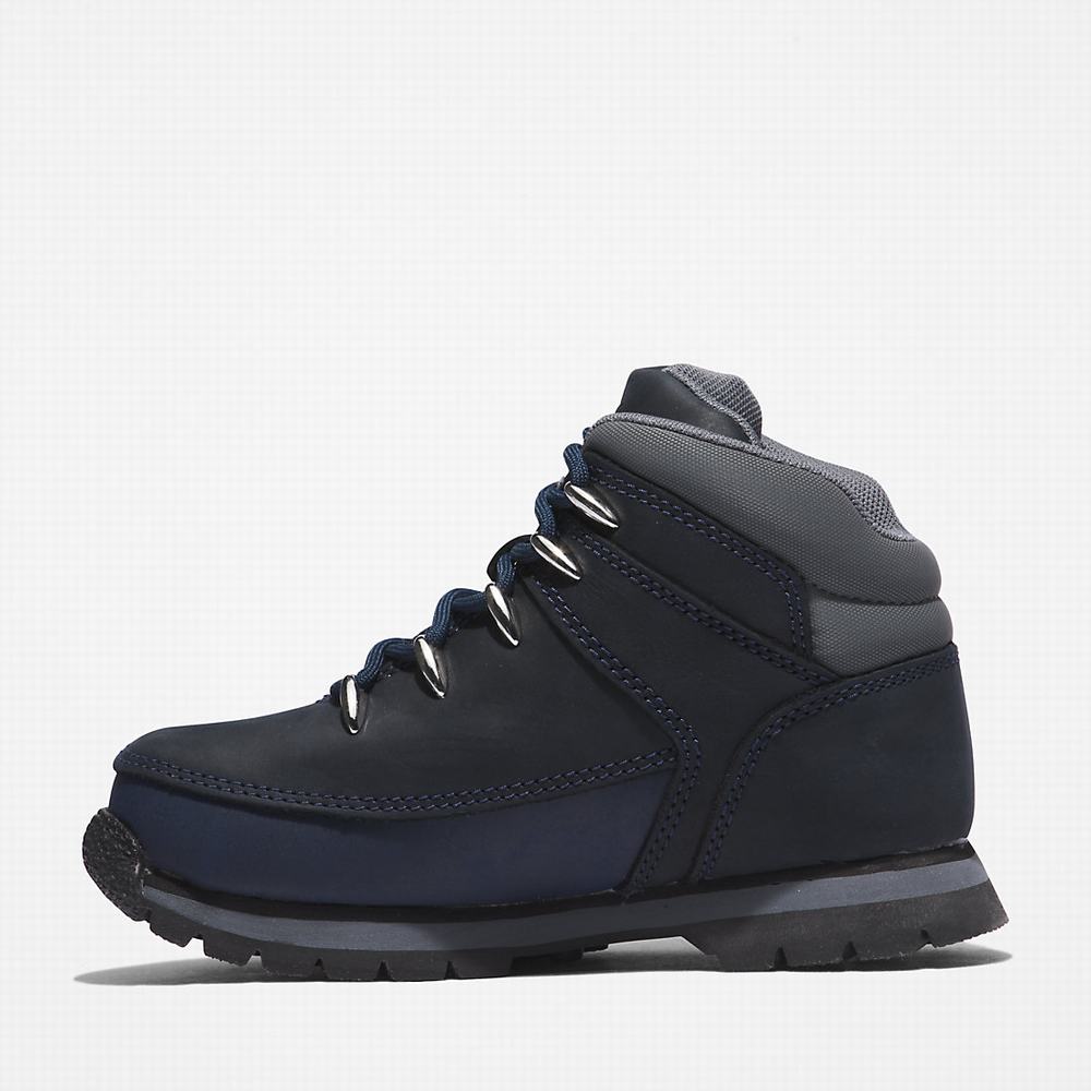 Dětské Trekové Boty Timberland Euro Sprint Tmavě Blankyt | TI18729-659