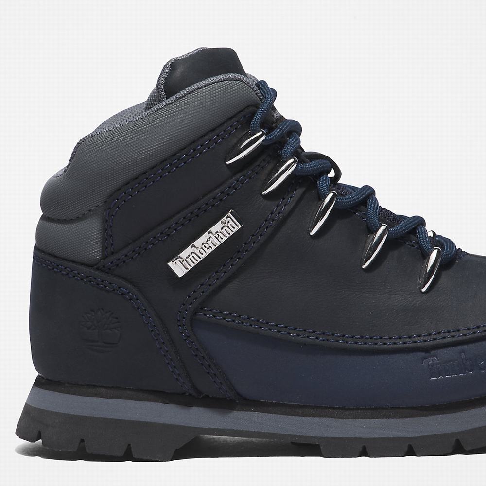 Dětské Trekové Boty Timberland Euro Sprint Tmavě Blankyt | TI18729-659