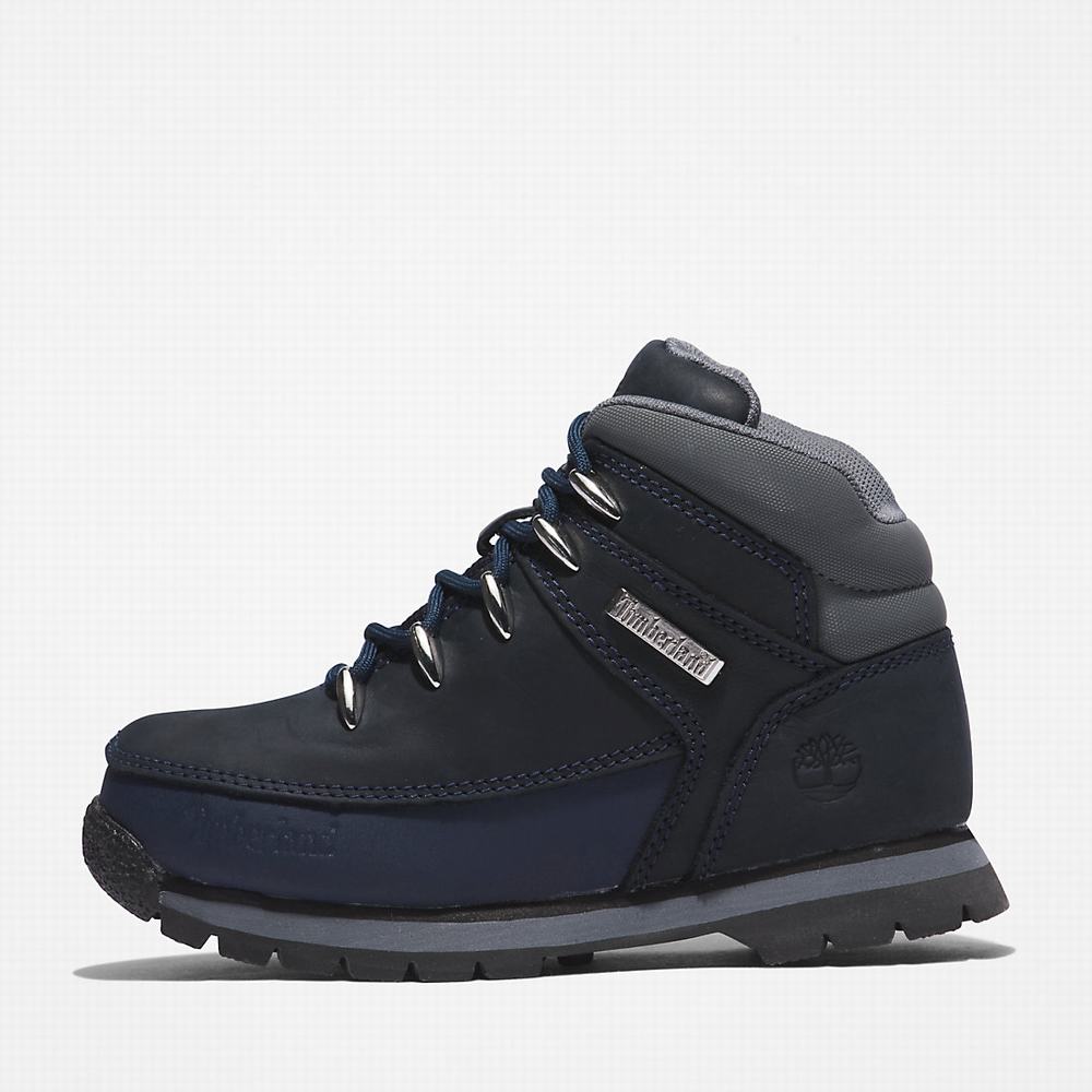 Dětské Trekové Boty Timberland Euro Sprint Tmavě Blankyt | TI18729-659