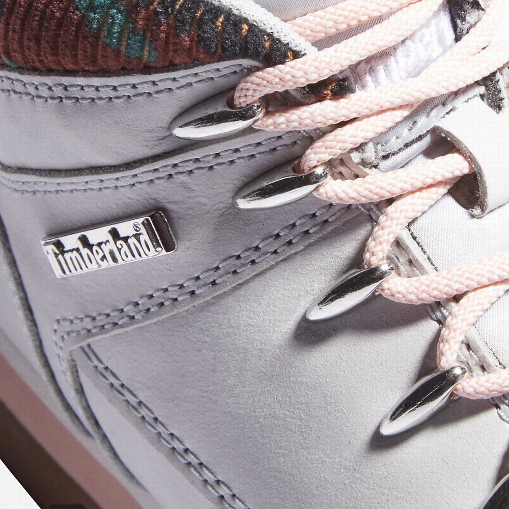 Dětské Trekové Boty Timberland Euro Sprint Mid Hiker Světle Šedé | TI71402-021