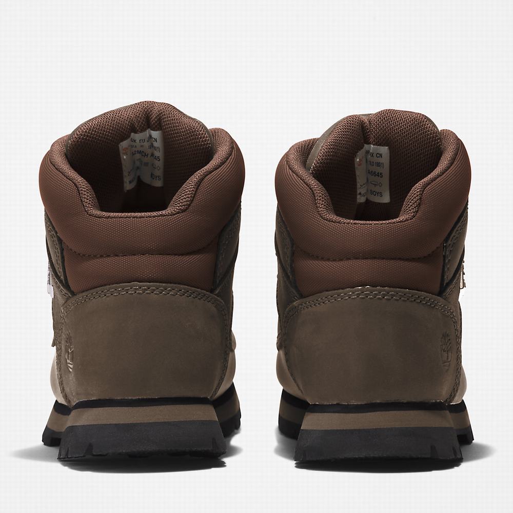 Dětské Trekové Boty Timberland Euro Sprint Zelene | TI90826-694