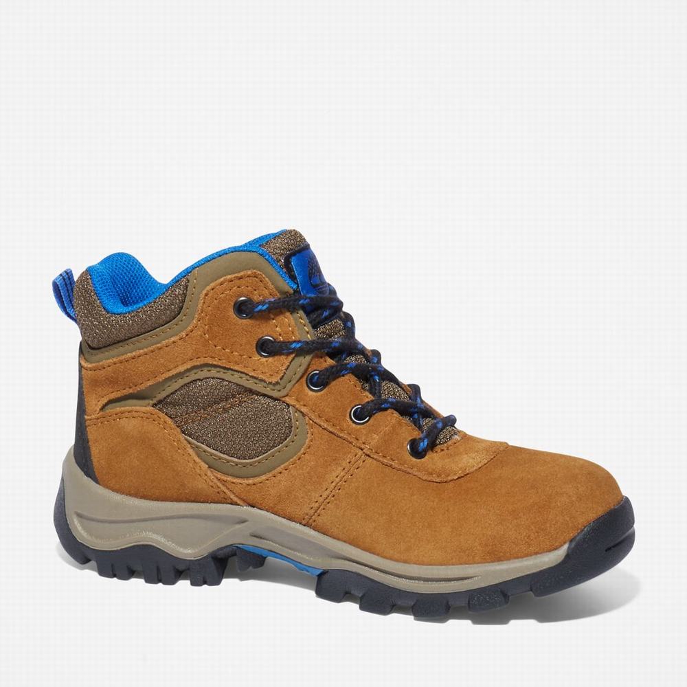 Dětské Trekové Boty Timberland Mt. Maddsen Waterproof Hnědé | TI89623-945