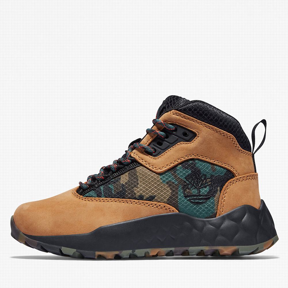 Dětské Trekové Boty Timberland Solar Wave GreenStride™ Hiker Žluté | TI54892-359