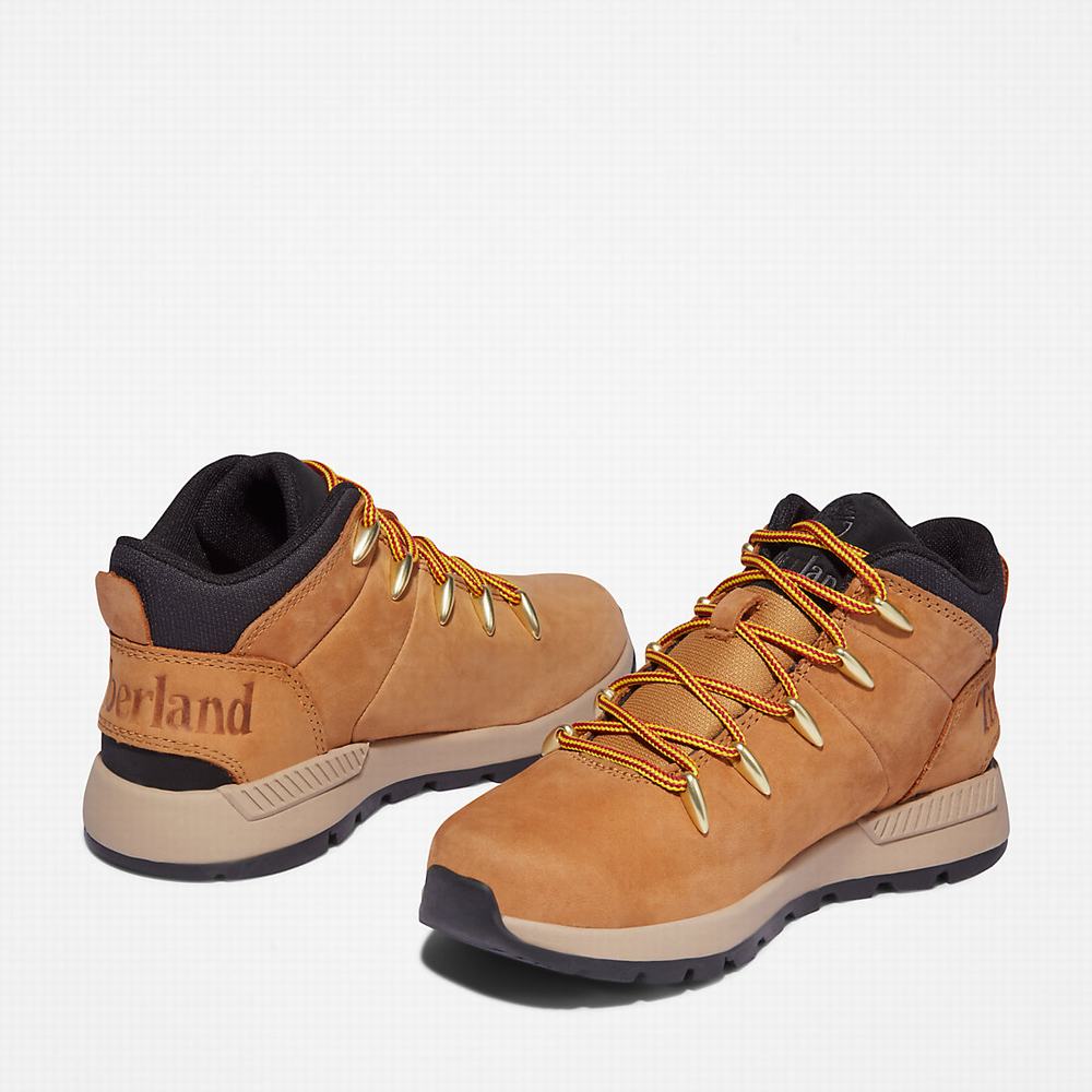 Dětské Trekové Boty Timberland Sprint Trekker Mid Žluté | TI06983-304