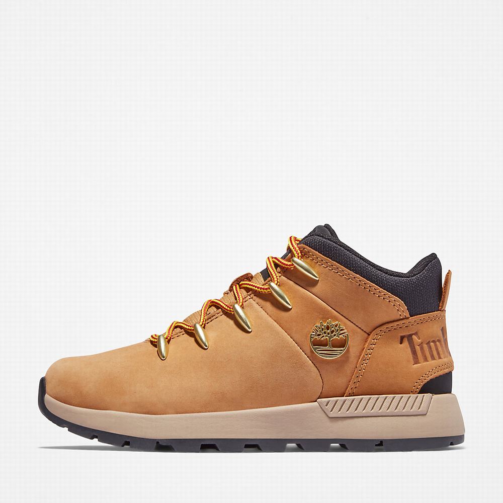 Dětské Trekové Boty Timberland Sprint Trekker Mid Žluté | TI06983-304