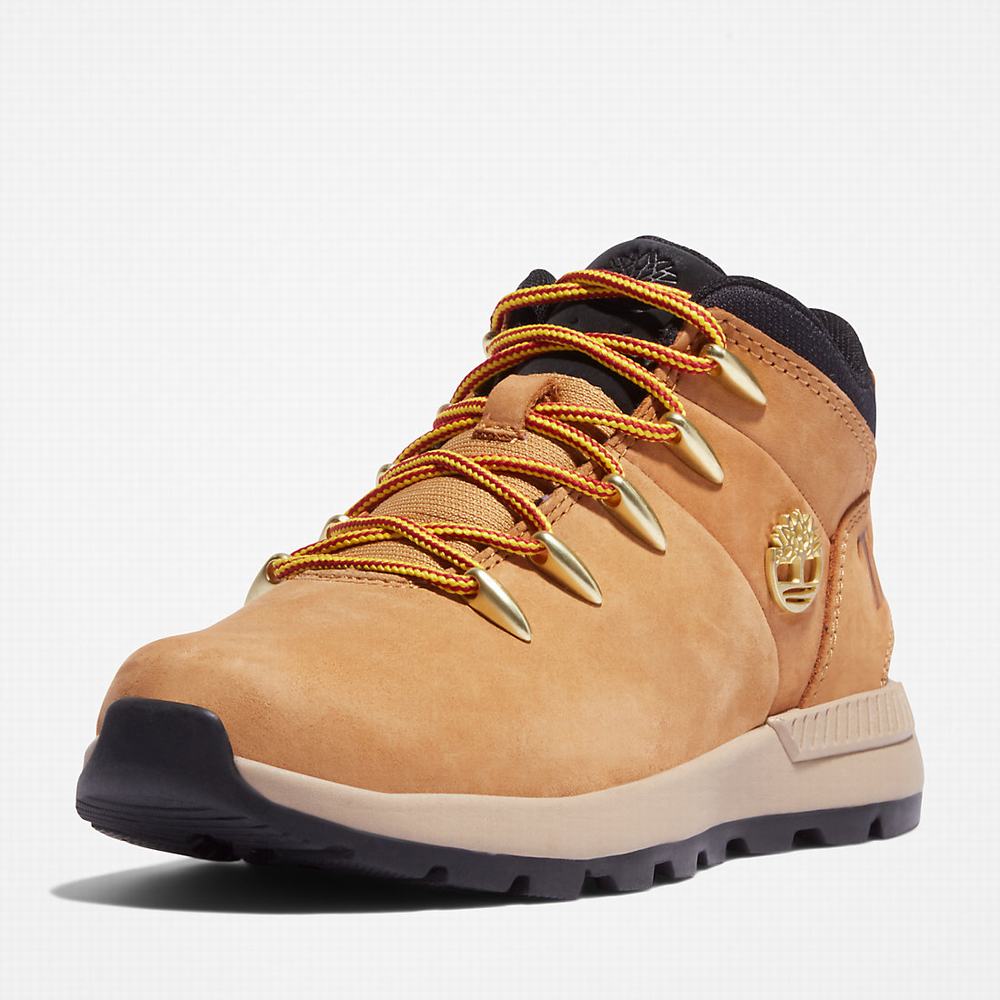 Dětské Trekové Boty Timberland Sprint Trekker Mid Žluté | TI06983-304