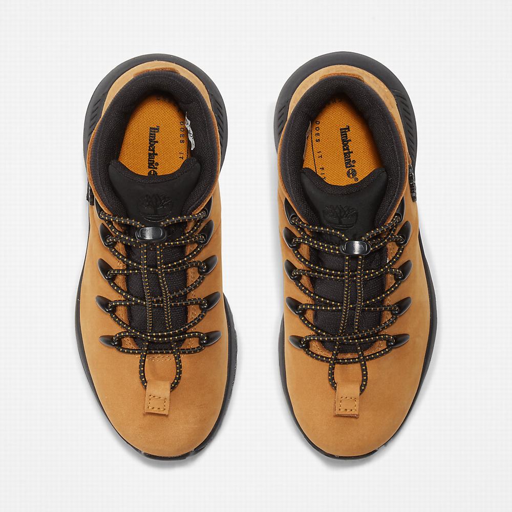 Dětské Trekové Boty Timberland Sprint Trekker Mid Žluté | TI58132-978