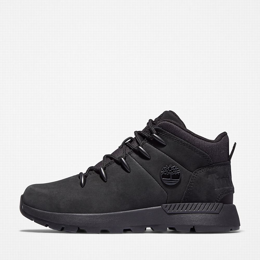 Dětské Trekové Boty Timberland Sprint Trekker Mid Černé | TI71385-947