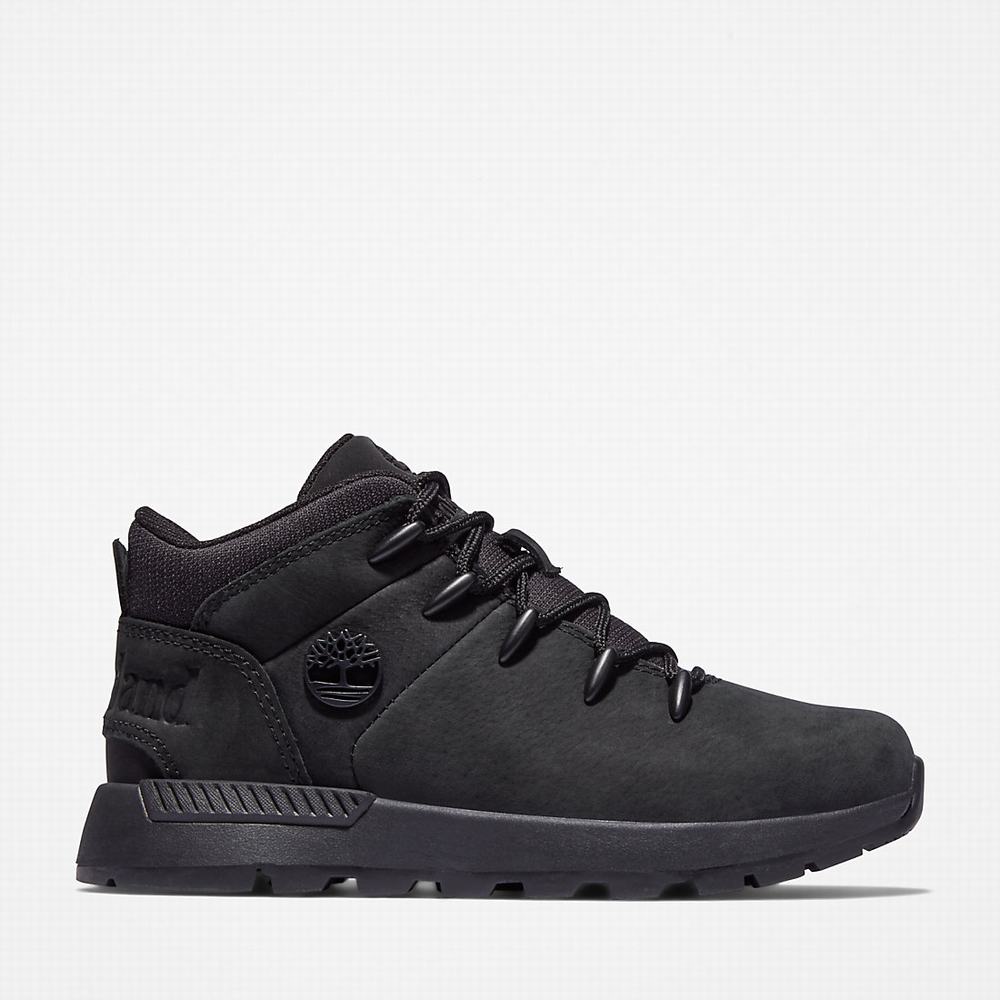 Dětské Trekové Boty Timberland Sprint Trekker Mid Černé | TI71385-947