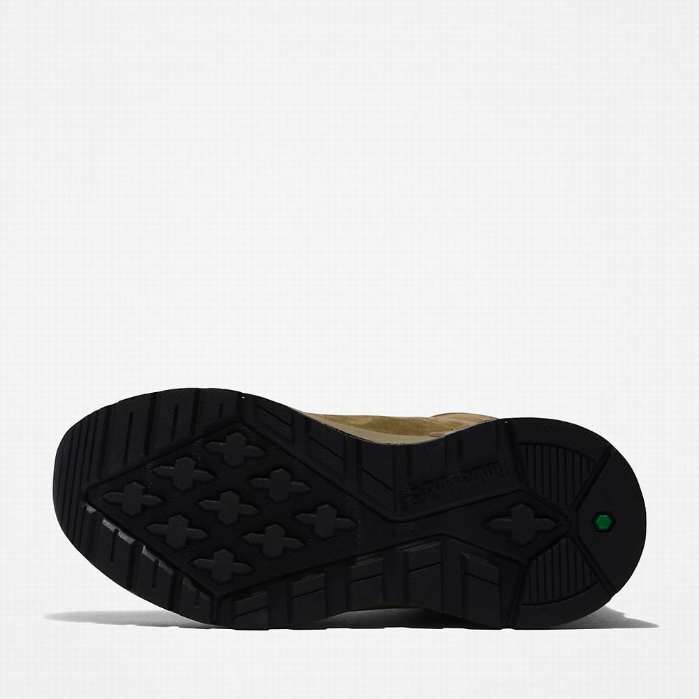 Dětské Trekové Boty Timberland Sprint Trekker Mid Zelene | TI90376-271
