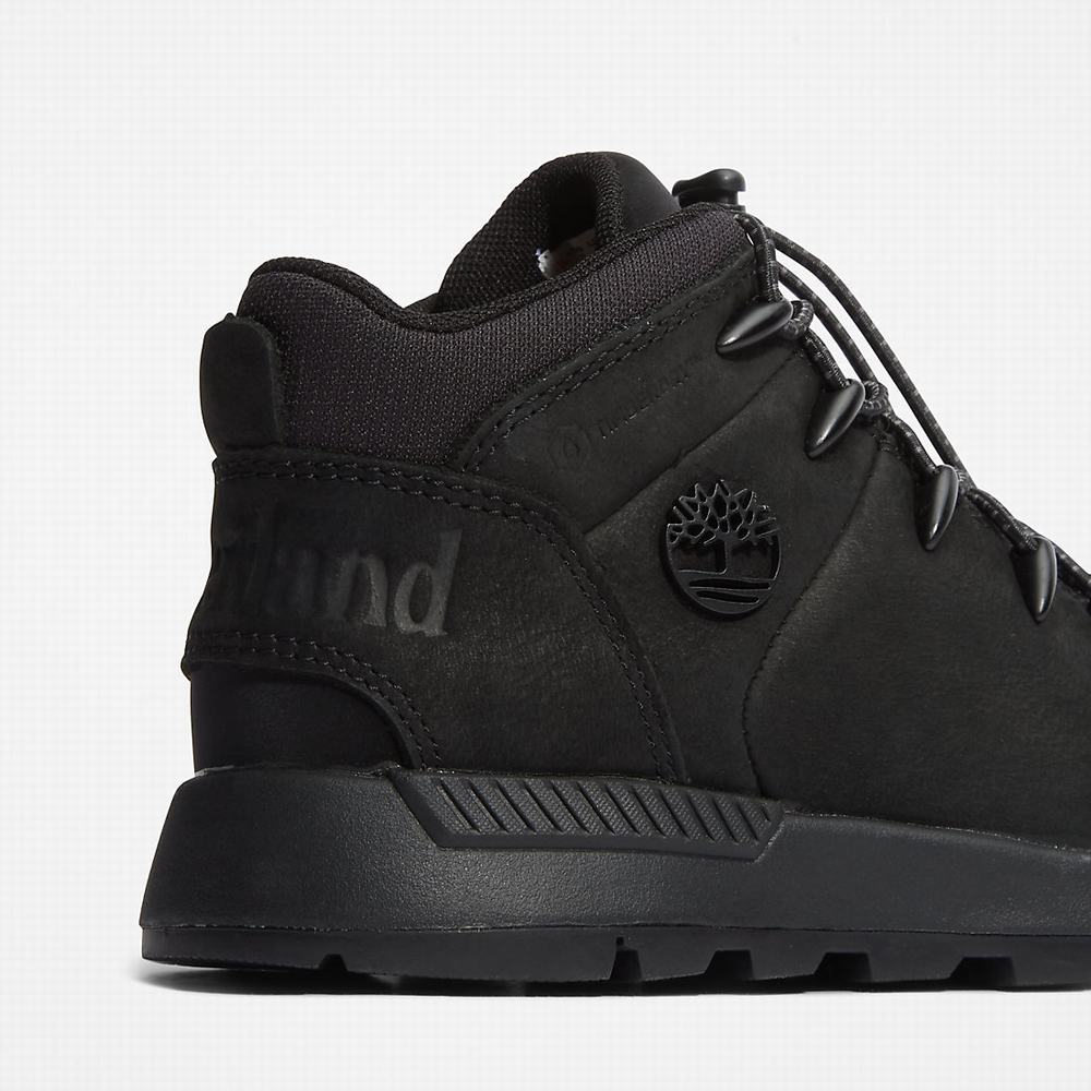 Dětské Trekové Boty Timberland Sprint Trekker Mid Černé | TI94815-078