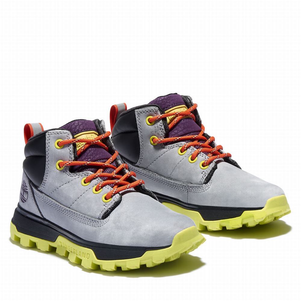 Dětské Trekové Boty Timberland Treeline Mid Hiker Šedé | TI37195-206