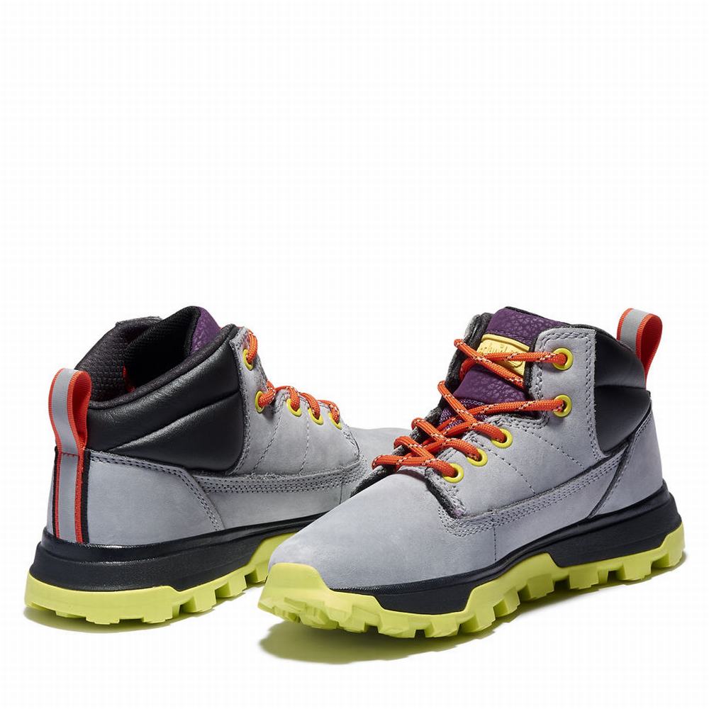 Dětské Trekové Boty Timberland Treeline Mid Hiker Šedé | TI37195-206