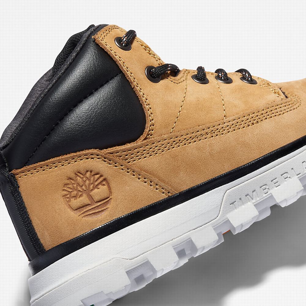 Dětské Trekové Boty Timberland Treeline Mid Hiker Žluté | TI39068-780