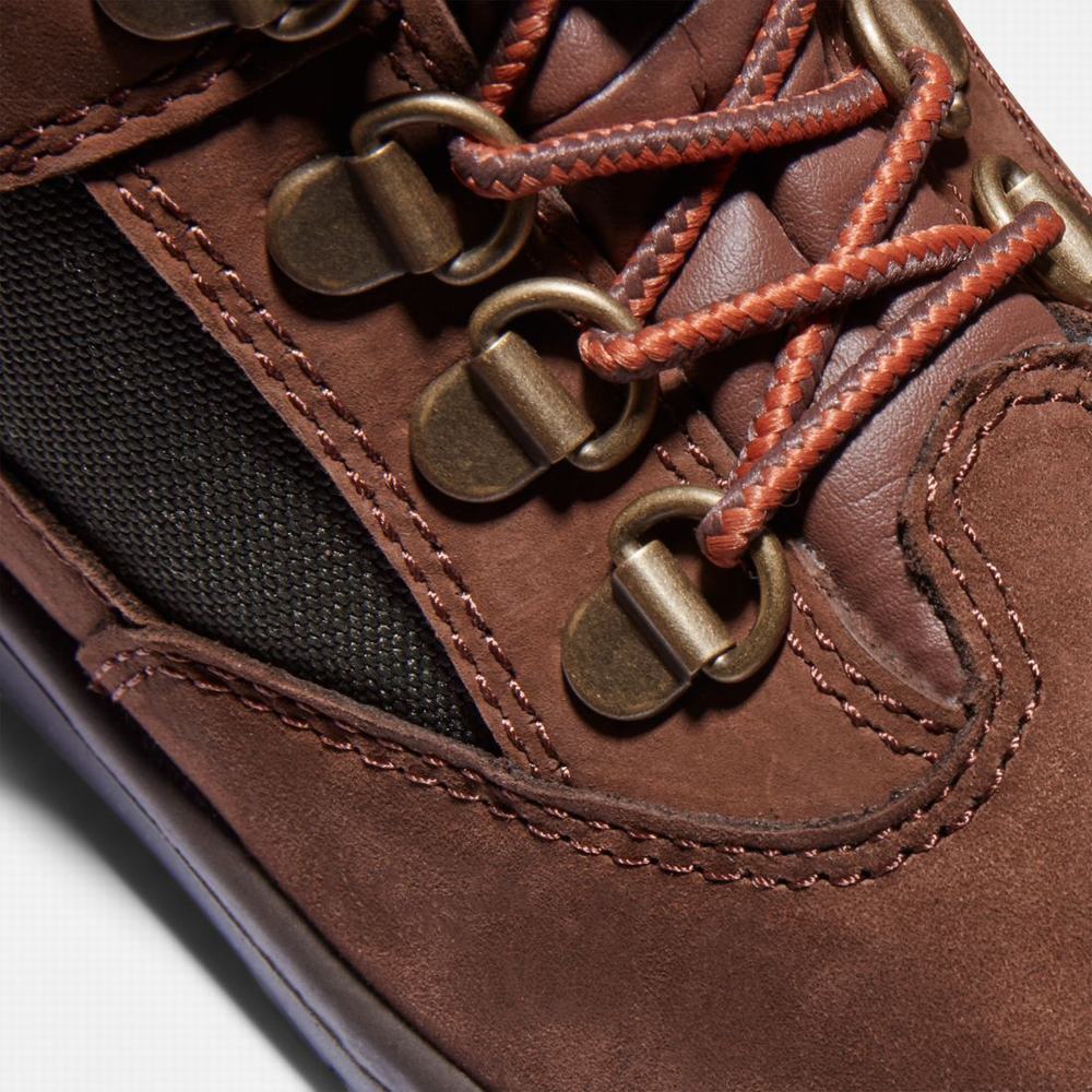 Dětské Zimní Boty Timberland 6-Inch Field Tmavě Hnědé | TI45261-190