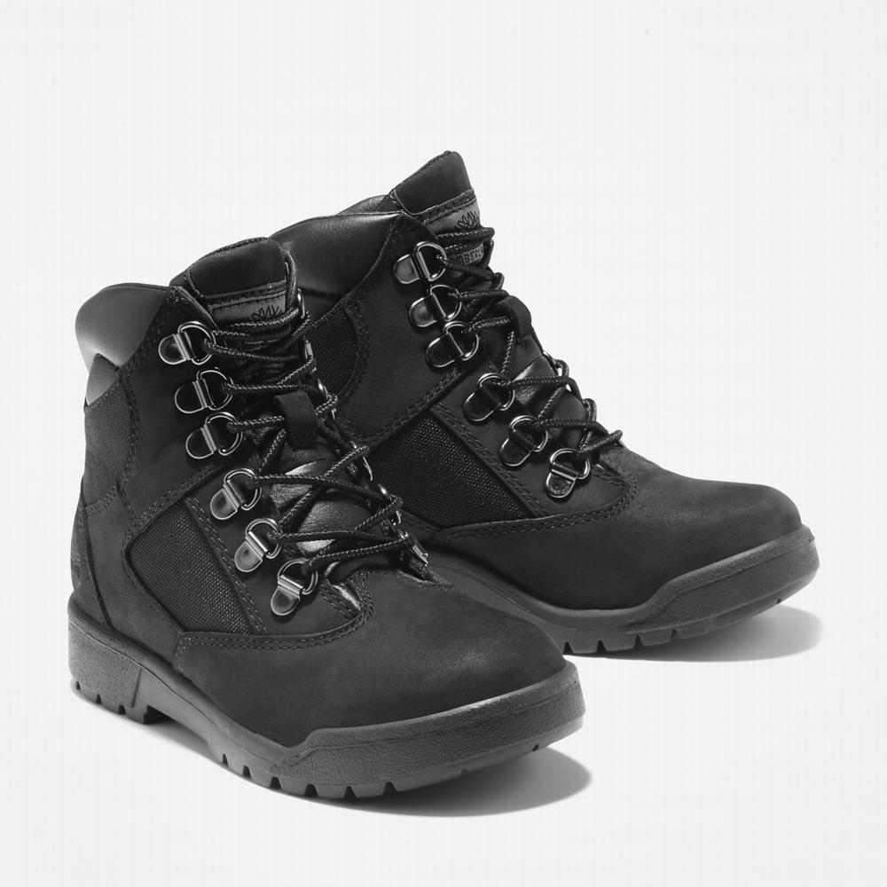 Dětské Zimní Boty Timberland 6-Inch Field Černé | TI46051-923