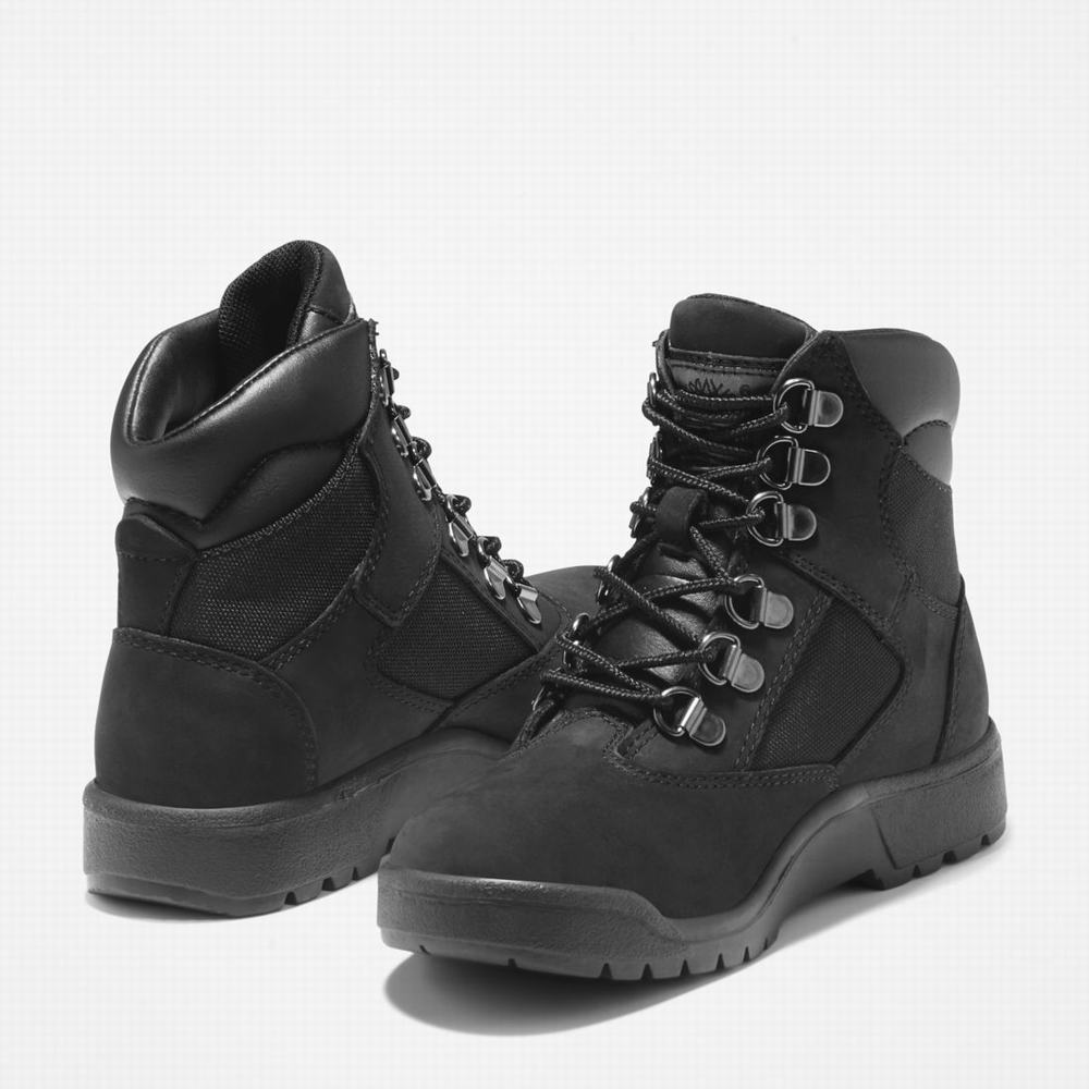 Dětské Zimní Boty Timberland 6-Inch Field Černé | TI46051-923