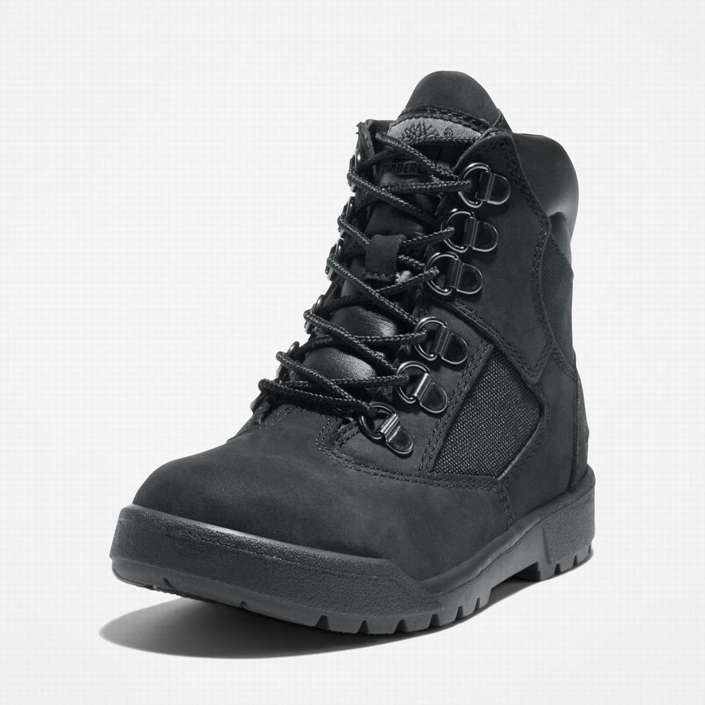 Dětské Zimní Boty Timberland 6-Inch Field Černé | TI46051-923