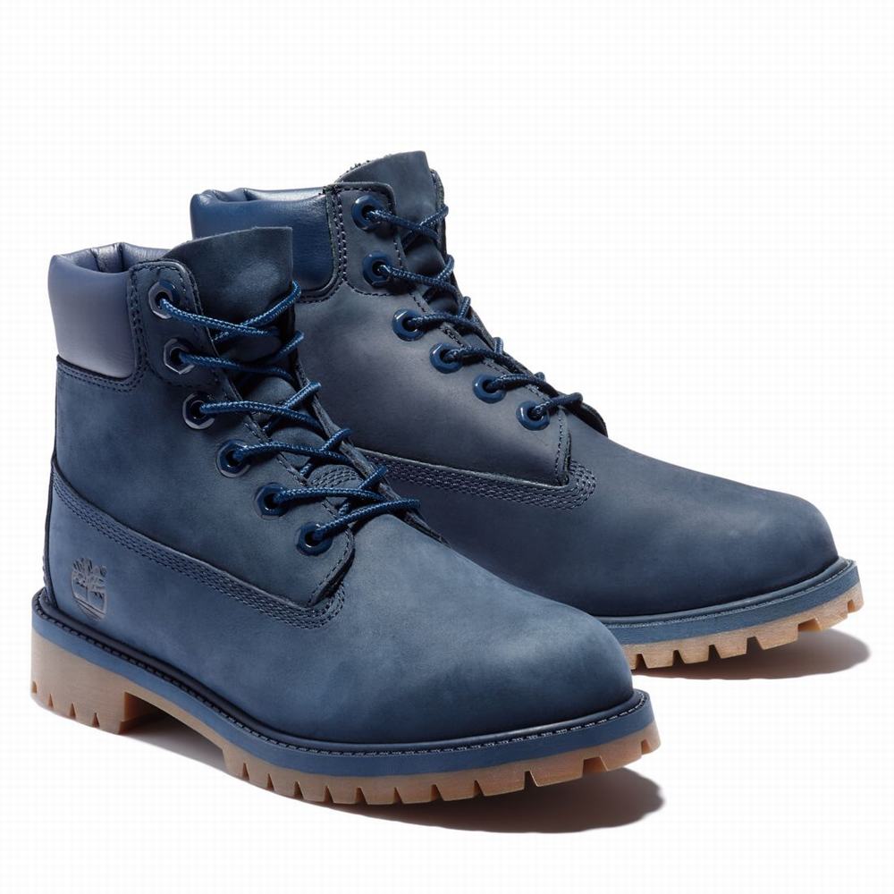Dětské Zimní Boty Timberland 6-Inch Premium Waterproof Blankyt | TI63921-365