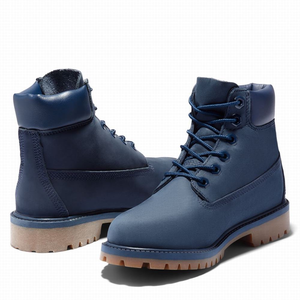 Dětské Zimní Boty Timberland 6-Inch Premium Waterproof Blankyt | TI63921-365
