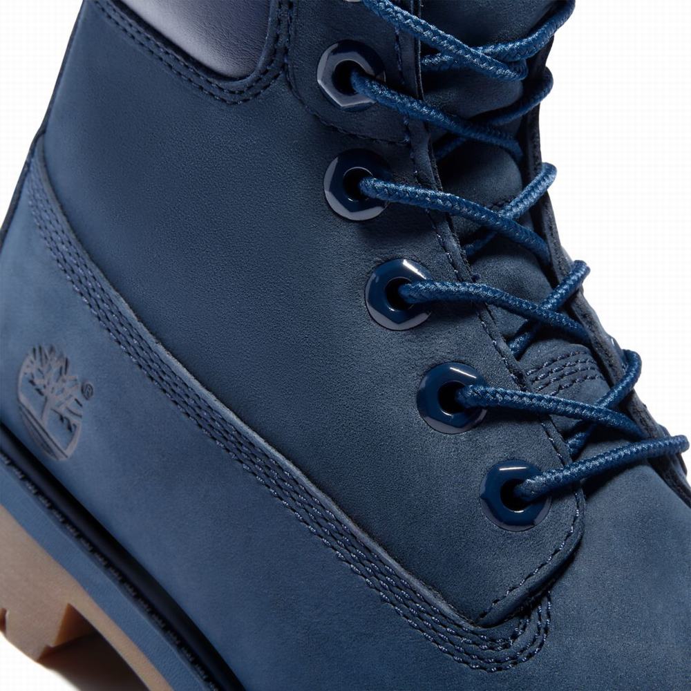 Dětské Zimní Boty Timberland 6-Inch Premium Waterproof Blankyt | TI63921-365