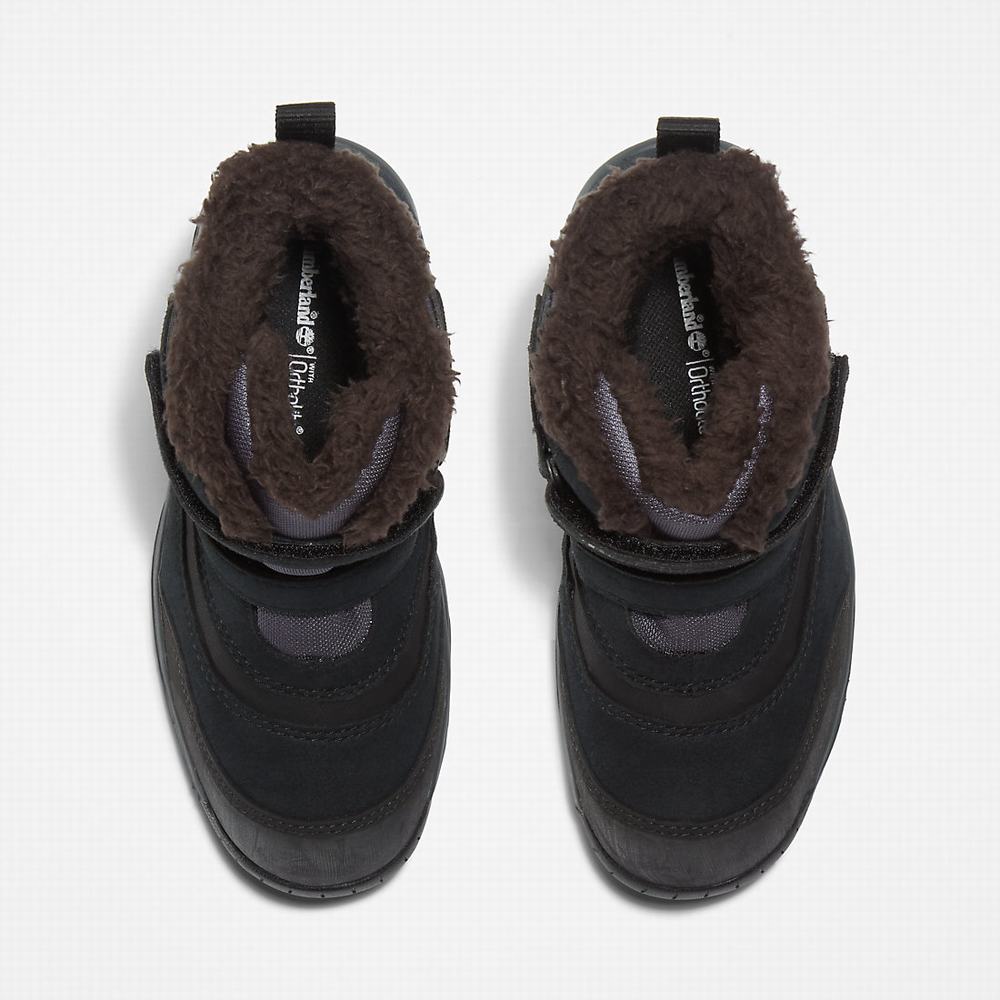 Dětské Zimní Boty Timberland Chillberg 2-Páskové GTX Černé | TI40729-354