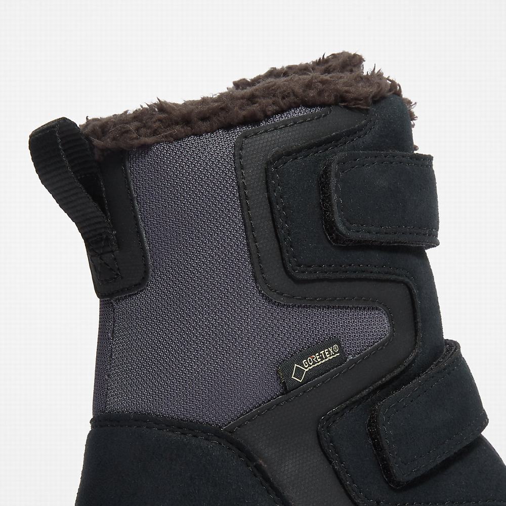 Dětské Zimní Boty Timberland Chillberg 2-Páskové GTX Černé | TI40729-354