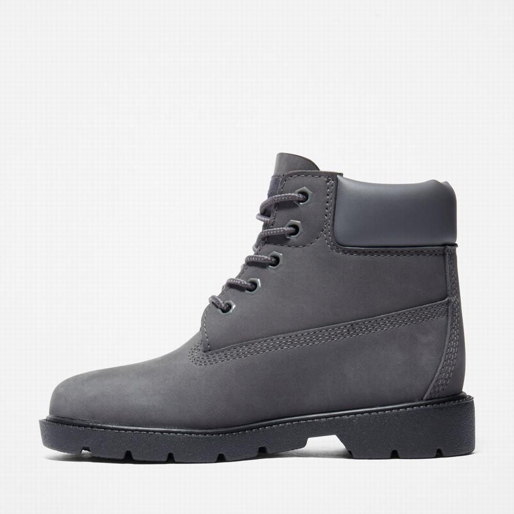 Dětské Zimní Boty Timberland Classic 6-Inch Waterproof Tmavě Šedé | TI02475-259