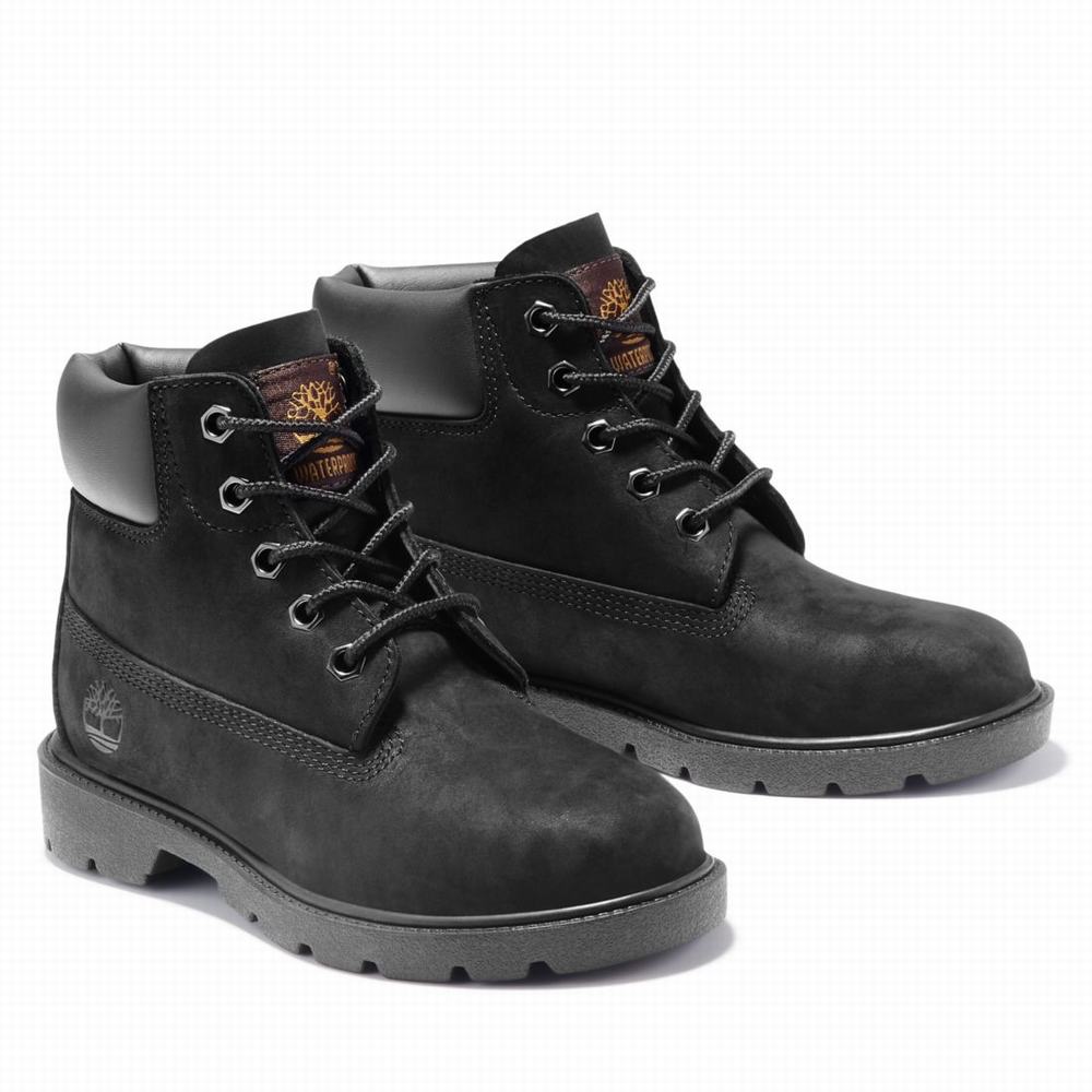 Dětské Zimní Boty Timberland Classic 6-Inch Waterproof Černé | TI09467-061