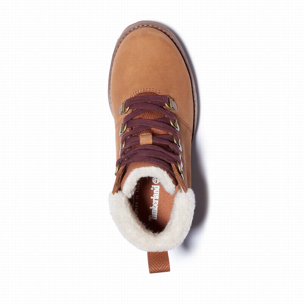 Dětské Zimní Boty Timberland Courma Podšité Světle Hnědé | TI31954-485