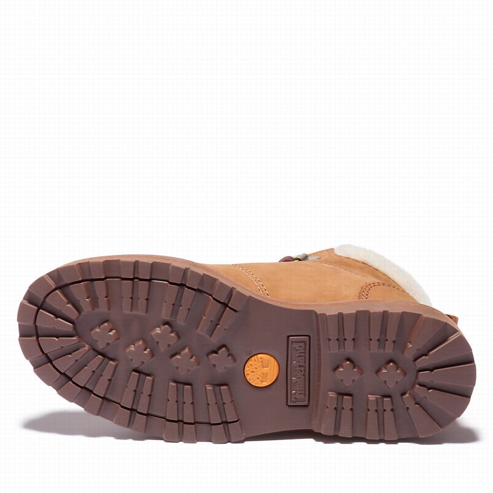 Dětské Zimní Boty Timberland Courma Podšité Světle Hnědé | TI31954-485