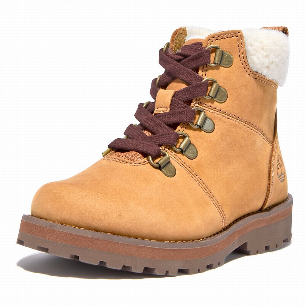Dětské Zimní Boty Timberland Courma Podšité Světle Hnědé | TI31954-485